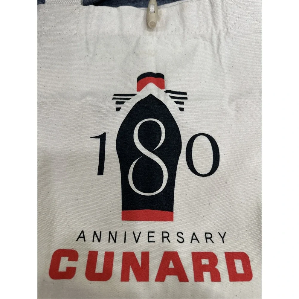 Cunard 180 Anniversary Organic Cotton Tote Bag